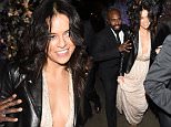 Michelle Rodriguez and Afef Tronchetti Provera attend Sirian Manoukian's birthday party at One Embankment on February 20, 2016 in London, United Kingdom. Photo BEESCOOP.COM Exclusive