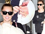 EXCLUSIVE: Miley Cyrus arrives at JFK airport in NYC.\n\nPictured: Miley Cyrus\nRef: SPL1236534  270216   EXCLUSIVE\nPicture by: Ron Asadorian / Splash News\n\nSplash News and Pictures\nLos Angeles: 310-821-2666\nNew York: 212-619-2666\nLondon: 870-934-2666\nphotodesk@splashnews.com\n