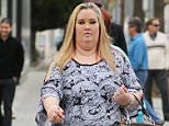 Mama June and Honey Boo Boo film a new TV show in Beverly Hills.....Pictured: Mama June..Ref: SPL1211306  180116  ..Picture by: LA Photo Lab / Splash News....Splash News and Pictures..Los Angeles: 310-821-2666..New York: 212-619-2666..London: 870-934-2666..photodesk@splashnews.com..