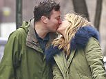 02/29/2016
EXCLUSIVE: Jimmy Fallon and wife Nancy Juvonen kiss on the street while out for a walk with kids Winnie and Frances Fallon in New York City. The happy family also greeted firefighters when a firetruck passed them by.
Please byline:TheImageDirect.com