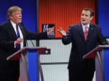 DETROIT, MI - MARCH 03:  Republican presidential candidates (Lto R) Donald Trump and Sen. Ted Cruz (R-TX) participate in a debate sponsored by Fox News at the Fox Theatre on March 3, 2016 in Detroit, Michigan. Voters in Michigan will go to the polls March 8 for the State's primary.  (Photo by Chip Somodevilla/Getty Images)