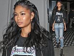 Chanel Iman Leaves Craig's Restaurant Wearing A Metallica T-Shirt in West Hollywood

Pictured: Chanel Iman
Ref: SPL1239837  030316  
Picture by: Photographer Group / Splash News

Splash News and Pictures
Los Angeles: 310-821-2666
New York: 212-619-2666
London: 870-934-2666
photodesk@splashnews.com