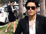 Picture Shows: Rumer Willis  March 03, 2016\n \n 'Sorority Row' actress Rumer Willis was spotted on her way to a studio in Hollywood, California. She looked great in a black suit.\n \n Non-Exclusive\n UK RIGHTS ONLY\n \n Pictures by : FameFlynet UK © 2016\n Tel : +44 (0)20 3551 5049\n Email : info@fameflynet.uk.com