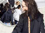 Picture Shows: Maddox Jolie-Pitt  March 02, 2016\n \n Angelina Jolie-Pitt and family spend the day in London before jetting back to New York. \n \n Maddox Chivan Jolie-Pitt was seen that day out for lunch at Super Star Korean restaurant while in the Capital.\n \n Maddox, who braved the rain in a black raincoat, showed off an edgy blonde and black hairstyle.\n \n Exclusive\n WORLDWIDE RIGHTS\n \n Pictures by : FameFlynet UK © 2016\n Tel : +44 (0)20 3551 5049\n Email : info@fameflynet.uk.com