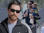 Picture Shows: Christian Bale  March 02, 2016\n \n Actor Christian Bale is spotted taking his son Joseph out for breakfast in Brentwood, Calfiornia. Missing from the father-son outing was Christian's wife Sibi Blazic and their daughter Emmeline. \n \n Exclusive All Rounder\n UK RIGHTS ONLY\n FameFlynet UK  2016\n Tel : +44 (0)20 3551 5049\n Email : info@fameflynet.uk.com