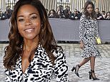 PARIS, FRANCE - MARCH 04:  Naomie Harris is seen arriving at Dior fashion show during Paris Fashion Week : Womenswear Fall Winter 2016/2017 on March 4, 2016 in Paris, France.  (Photo by Jacopo Raule/GC Images)