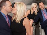 WHEELING, ILLINOIS - MARCH 04: Jenny McCarthy and Donnie Wahlberg join Private Jet app to celebrate the launch of new Chicago routes at Chicago Executive Airport on March 4, 2016 in Wheeling, Illinois.  (Photo by Gabriel Grams/WireImage)