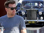 EXCLUSIVE: Ewen McGregor styles around in Brentwood in his classic black Rolls Royce. McGregor dropped off his dry cleaning and picked up a coffee.\n\nPictured: Ewen McGregor\nRef: SPL1240967  040316   EXCLUSIVE\nPicture by: Splash News\n\nSplash News and Pictures\nLos Angeles: 310-821-2666\nNew York: 212-619-2666\nLondon: 870-934-2666\nphotodesk@splashnews.com\n
