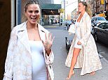 Chrissy Teigen and John Legend were spotted leaving their Baby Shower in Soho on Sunday afternoon. The couple rented out , Material Good, in Soho for the celebratory event. Chrissy looked cute in White as they left the gathering attended by friends and family. Simon Huck was also spotted leaving, and Brooklyn Decker.

Pictured: Chrissy Teigen , John Legend
Ref: SPL1241751  060316  
Picture by: 247PAPS.TV / Splash News

Splash News and Pictures
Los Angeles: 310-821-2666
New York: 212-619-2666
London: 870-934-2666
photodesk@splashnews.com