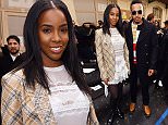 Mandatory Credit: Photo by David Fisher/REX/Shutterstock (5610021n)\nKelly Rowland and Lewis Hamilton in the front row\nJohn Galliano show, Autumn Winter 2016, Paris Fashion Week, France - 06 Mar 2016\n