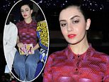 Mandatory Credit: Photo by Dominique Maitre/WWD/REX/Shutterstock (5611727o)
Charli XCX in the front row
Kenzo show, Autumn Winter 2016, Paris Fashion Week, France - 08 Mar 2016