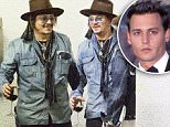 EXCLUSIVE: ** PREMIUM EXCLUSIVE RATES APPLY**  Johnny Depp holding a glass of Red Wine hugs his friends goodbye at the back door of an office building in Downtown, Los angeles, CA\n\nPictured: Johnny Depp\nRef: SPL1243455  090316   EXCLUSIVE\nPicture by: SPW / Splash News\n\nSplash News and Pictures\nLos Angeles: 310-821-2666\nNew York: 212-619-2666\nLondon: 870-934-2666\nphotodesk@splashnews.com\n