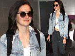 Los Angeles, CA - Shailene Woodley departs LAX on Thursday. The 24-year-old actress is wearing Onepiece joggers and a crop top paired with a denim jacket and wide brim hat.\nAKM-GSI     March 10, 2016\nTo License These Photos, Please Contact :\nSteve Ginsburg\n(310) 505-8447\n(323) 423-9397\nsteve@akmgsi.com\nsales@akmgsi.com\nor\nMaria Buda\n(917) 242-1505\nmbuda@akmgsi.com\nginsburgspalyinc@gmail.com