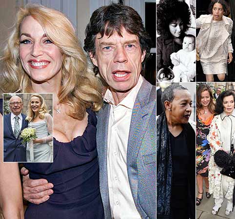 Jerry Hall's ex-wives club