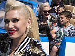 ANAHEIM, CA - MARCH 10:  In this handout photo provided by Disney Parks, Gwen Stefani and son Kingston Rossdale, 9, ride Luigi¿s Rollickin¿ Roadsters, the all-new Cars Land attraction at Disney California Adventure Park March 10, 2016 in Anaheim, California.  (Paul Hiffmeyer/Disneyland Resort via Getty Images)