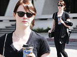 Picture Shows: Emma Stone  March 09, 2016\n \n Actress Emma Stone is seen leaving an office building in Studio City, California. \n \n Emma was rocking an all black ensemble during the outing.\n \n Exclusive - All Round\n UK RIGHTS ONLY\n \n Pictures by : FameFlynet UK © 2016\n Tel : +44 (0)20 3551 5049\n Email : info@fameflynet.uk.com