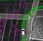Video stills from the incident, the car?s data, and damage sustained when the bus clipped the car?s sensor