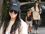 *EXCLUSIVE* Thousand Oaks, CA - Reality star, Kourtney Kardashian, takes son Mason, to the therapist office.  Kourtney was dressed in Yeezy baseball cap, tan long sleeve shirt, black leggings, and tan Yeezy trainers.
AKM-GSI          March 15, 2016
To License These Photos, Please Contact :
Steve Ginsburg
(310) 505-8447
(323) 423-9397
steve@akmgsi.com
sales@akmgsi.com
or
Maria Buda
(917) 242-1505
mbuda@akmgsi.com
ginsburgspalyinc@gmail.com