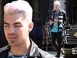Picture Shows: Joe Jonas  March 14, 2016\n \n Joe Jonas is spotted out and about in Hollywood with a friend. The singer is sporting some pink and silver hair. \n \n Exclusive - All Round\n UK RIGHTS ONLY\n \n Pictures by : FameFlynet UK © 2016\n Tel : +44 (0)20 3551 5049\n Email : info@fameflynet.uk.com