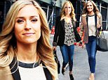 EXCLUSIVE: TV personality Kristin Cavallari, wearing a gold tuxedo jacket, jeans, tan mules and a Chanel bag, stops by Associated Press to promote her new book 'Balancing in Heels' in New York City on March 16, 2016.\n\nPictured: Kristin Cavallari\nRef: SPL1247264  160316   EXCLUSIVE\nPicture by: Christopher Peterson/Splash News\n\nSplash News and Pictures\nLos Angeles: 310-821-2666\nNew York: 212-619-2666\nLondon: 870-934-2666\nphotodesk@splashnews.com\n