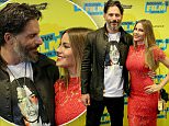 AUSTIN, TX - MARCH 17:  Actors Joe Manganiello and Sofia Vergara attend the premiere of "Pee-wee's Big Holiday" during the 2016 SXSW Music, Film + Interactive Festival at Paramount Theatre on March 17, 2016 in Austin, Texas.  (Photo by Mike Windle/Getty Images for SXSW)