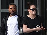 FEE £150 for online and Print  Must Credit Sunday People or fee will be Double  Exclusive\nThis is Sunderland striker Jermain Defoe leaving the Hilton hotel with Hayley Wilson  ñ weeks after a married lapdancer moved into his mansion.\nThe ladiesí man was spotted getting out of a cab at a posh four-star hotel after training with Sunderland last Sunday.\nHe met mum-of-two Hayley Wilson, 28, and a little while later the striker, 33, left the £120-a-night Newcastle Hilton.