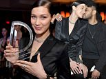 WEST HOLLYWOOD, CA - MARCH 20:  EXCLUSIVE COVERAGE  Model Bella Hadid, with her Model of the Year award, attends The Daily Front Row "Fashion Los Angeles Awards" 2016 at Sunset Tower Hotel on March 20, 2016 in West Hollywood, California.  (Photo by Stefanie Keenan/Getty Images for The Daily Front Row)