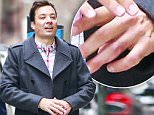 EXCLUSIVE: Jimmy Fallon seen covering his ring finger while out in the East Village in New York City. Jimmy was seen without his wedding band on his ring finger.\n\nPictured: Jimmy Fallon\nRef: SPL1249218  210316   EXCLUSIVE\nPicture by: Splash News\n\nSplash News and Pictures\nLos Angeles: 310-821-2666\nNew York: 212-619-2666\nLondon: 870-934-2666\nphotodesk@splashnews.com\n