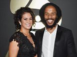 LOS ANGELES, CA - FEBRUARY 08:  Musician Ziggy Marley (R) and Orly Agai attend The 57th Annual GRAMMY Awards at the STAPLES Center on February 8, 2015 in Los Angeles, California.  (Photo by Larry Busacca/Getty Images for NARAS)