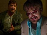 Grabs from the"Nice Guys" trailer featuring Russell Crowe and Ryan Gosling