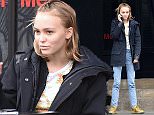 March 24, 2016: Lily-Rose Depp seen having a conversation with a woman outside of shop Merci in Paris, France.\nMandatory Credit: INFphoto.com Ref.: inffr-01/206099