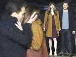 149870, Jamie Dornan and Dakota Johnson shoot the gallery kiss scene for Fifty Shades Darker in Vancouver. Vancouver, Canada - Thursday March 24, 2016. Photograph: © Kred, PacificCoastNews. Los Angeles Office: +1 310.822.0419 UK Office: +44 (0) 20 7421 6000 sales@pacificcoastnews.com FEE MUST BE AGREED PRIOR TO USAGE