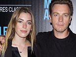 NEW YORK, NY - MARCH 23:  Actor Ewan McGregor (R) and daughter  Clara Mathilde McGregor attend The Cinema Society with Ketel One and Robb Report host a screening of Sony Pictures Classics' "Miles Ahead" at Metrograph on March 23, 2016 in New York City.  (Photo by Jim Spellman/WireImage)