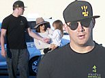 EXCLUSIVE. Coleman-Rayner. Los Angeles, CA, USA. \nMarch 23, 2016 \nChanning Tatum and wife Jenna Dewan take daughter Everly to meet with friends for dinner at Mexican fast food joint Chipotle in Los Angeles. The Magic Mike star was dressed casually in a black T-shirt and grey sweatpants while his wife went in a more stylish getup complete with a hat and sunglasses.\nCREDIT LINE MUST READ: Coleman-Rayner\nTel US (001) 310 474 4343 - office \nTel US (001) 323 545 7584 - cell\nwww.coleman-rayner.com