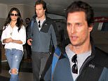 Matthew McConaughey and his beautiful wife, Camila Alves arrive in Los Angeles together as they make their way to a waiting limo.  The Hollywood power couple are seen at LAX.\n\nPictured: Matthew McConaughey, Camila Alves\nRef: SPL1251546  240316  \nPicture by: Sharky / Splash News\n\nSplash News and Pictures\nLos Angeles: 310-821-2666\nNew York: 212-619-2666\nLondon: 870-934-2666\nphotodesk@splashnews.com\n