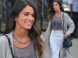 23.March.2016 - New York - USA\n*** STRICTLY AVAILABLE FOR UK AND GERMANY USE ONLY ***\nNew York, NY - Nikki Reed makes a stylish appearance on the streets of NYC in a long duster-like cardigan, sheer grey top, a white maxi skirt, and black heels. The "Twilight" actress appears to be having fun with a friend as she enjoys the twilight of the Big Apple.\nBYLINE MUST READ : AKM-GSI-XPOSURE\n***UK CLIENTS - PICTURES CONTAINING CHILDREN PLEASE PIXELATE FACE PRIOR TO PUBLICATION ***\n*UK CLIENTS MUST CALL PRIOR TO TV OR ONLINE USAGE PLEASE TELEPHONE 0208 344 2007*\n