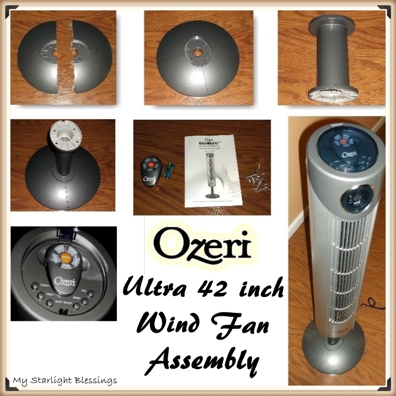 Ozeri fan assembly