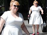 Hollywood, CA - Rebel Wilson looks fresh and ready for spring in a white sun dress and red flats as she arrives at Chateau Marmot for lunch. \n  \nAKM-GSI    March 25, 2016\nTo License These Photos, Please Contact :\nSteve Ginsburg\n(310) 505-8447\n(323) 423-9397\nsteve@akmgsi.com\nsales@akmgsi.com\nor\nMaria Buda\n(917) 242-1505\nmbuda@akmgsi.com\nginsburgspalyinc@gmail.com
