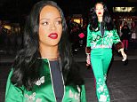 Rihanna wears an emerald colored Asian outfit while out and about in NYC.\n\nPictured: Rihanna\nRef: SPL1253473  280316  \nPicture by: Jackson Lee / Splash News\n\nSplash News and Pictures\nLos Angeles: 310-821-2666\nNew York: 212-619-2666\nLondon: 870-934-2666\nphotodesk@splashnews.com\n