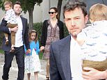 Supportive yet divorcing, Ben Affleck and Jennifer Garner attend Easter Sunday church service together. Arriving in the same car, the two together hold youngest daughter Seraphina's hands, and they also have their son Samuel with them. As A FamilySunday, March 27, 2016 X17online.com