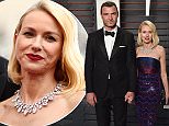 BEVERLY HILLS, CA - FEBRUARY 28:  Actors Liev Schreiber (L) and Naomi Watts arrive at the 2016 Vanity Fair Oscar Party Hosted By Graydon Carter at Wallis Annenberg Center for the Performing Arts on February 28, 2016 in Beverly Hills, California.  (Photo by Axelle/Bauer-Griffin/FilmMagic)