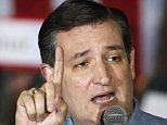 Republican presidential candidate, Sen. Ted Cruz-R-Texas, addresses the crowd during a campaign stop Monday, March 28, 2016, in Rothschild, Wisc. (AP Photo/Charles Rex Arbogast)