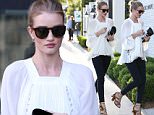 West Hollywood, CA - Rosie Huntington-Whiteley goes for dinner at Gracias Madre in Weho. The 28-year-old model is wearing skinny jeans paired with a boho white top and lace up fringe heels that are perfect for Spring. 
  
AKM-GSI       March 30, 2016
To License These Photos, Please Contact :
Steve Ginsburg
(310) 505-8447
(323) 423-9397
steve@akmgsi.com
sales@akmgsi.com
or
Maria Buda
(917) 242-1505
mbuda@akmgsi.com
ginsburgspalyinc@gmail.com