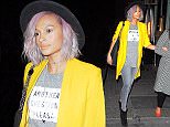Picture Shows: Alesha Dixon  April 02, 2016
 
 British singer Alesha Dixon is spotted leaving Sexy Fish restaurant after dinner with friends in London, England, UK.