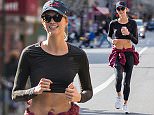 NEW YORK, NEW YORK - APRIL 01:  Karlie Kloss is seen jogging on April 1, 2016 in New York City.  (Photo by Tal Rubin/GC Images)
