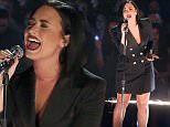 INGLEWOOD, CALIFORNIA - APRIL 03:  Actress/singer Demi Lovato performs onstage during the iHeartRadio Music Awards at The Forum on April 3, 2016 in Inglewood, California.  (Photo by Rich Polk/Getty Images for iHeartRadio / Turner)