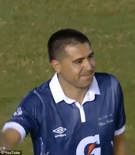 Juan Roman Riquelme retired from the game a year ago after enoying a glittering career in Argentina