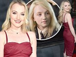 It has been almost five years since the final Harry Potter movie debuted in cinemas.
But Evanna Lynch, who found fame portraying lovable and quirky Luna Lovegood, certainly hasn't forgotten her roots.
The 24-year-old cast her magic over the red carpet at the opening of The Wizarding World Of Harry Potter at Universal Studios Hollywood on Monday.
Lady Lovegood in red: Evanna Lynch cast her magic at the opening of The Wizarding World Of Harry Potter at Universal Studios Hollywood on Monday
+10
Lady Lovegood in red: Evanna Lynch cast her magic at the opening of The Wizarding World Of Harry Potter at Universal Studios Hollywood on Monday
Evanna was joined by some of her former co-stars: Tom Felton, who portrayed Draco Malfoy, Oliver and James Phelps, who played Fred and George Weasley and Warwick Davis, who played Professor Filius Flitwick and Griphook the goblin.
The actress sported a tight-fitting shiny red dress, highlighting her lovely figure.
Evanna styled her blonde hair in curls and