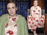 LATE NIGHT WITH SETH MEYERS -- Episode 352 -- Pictured: Actress Lena Dunham during an interview on April 6, 2016 -- (Photo by: Lloyd Bishop/NBC/NBCU Photo Bank via Getty Images)