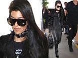 Picture Shows: Kourtney Kardashian  April 11, 2016\n \n Reality star Kourtney Kardashian departing on a flight at LAX airport in Los Angeles, California. The busy mother of three is leaving town again after recently returning from Vail, Colorado.\n \n Non Exclusive\n UK RIGHTS ONLY\n \n Pictures by : FameFlynet UK © 2016\n Tel : +44 (0)20 3551 5049\n Email : info@fameflynet.uk.com